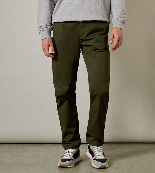 Solid Slim Fit Chinos