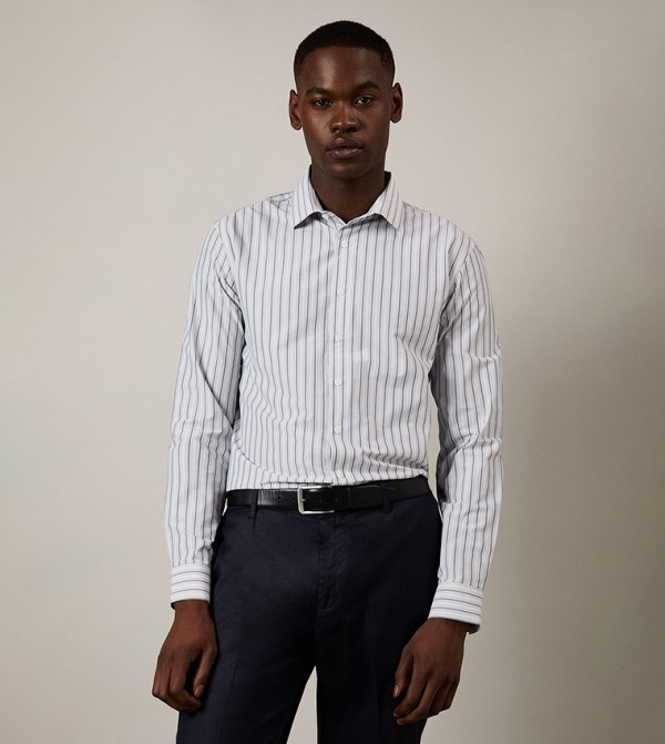 Multi Striped Slim Fit Shirt