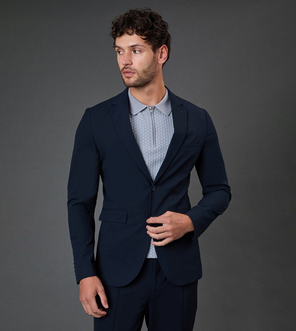 Stretch Skinny Fit Suit Jacket