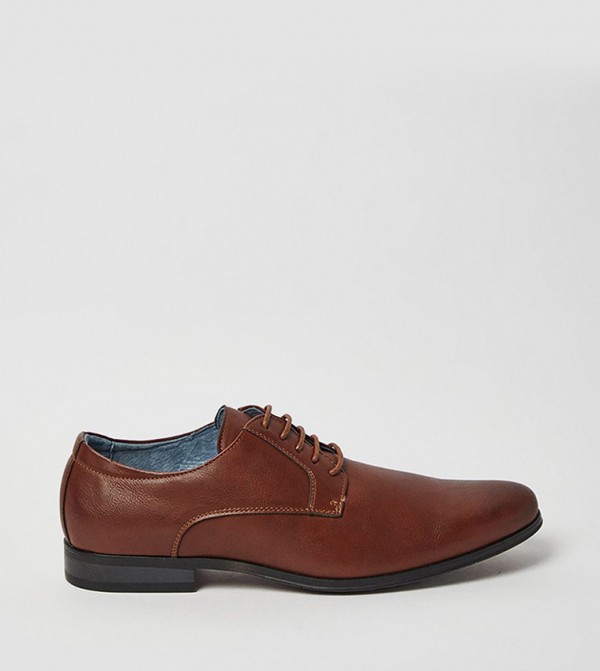 Solid Derby Shoes