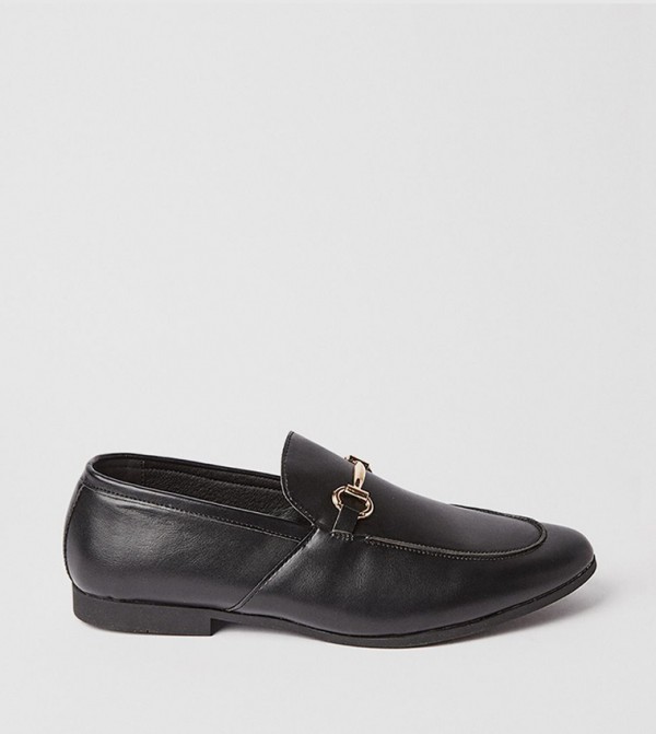 Metal Detail Loafers