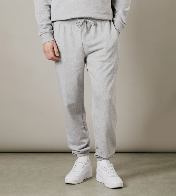 Drawstring Waist Slim Fit Joggers