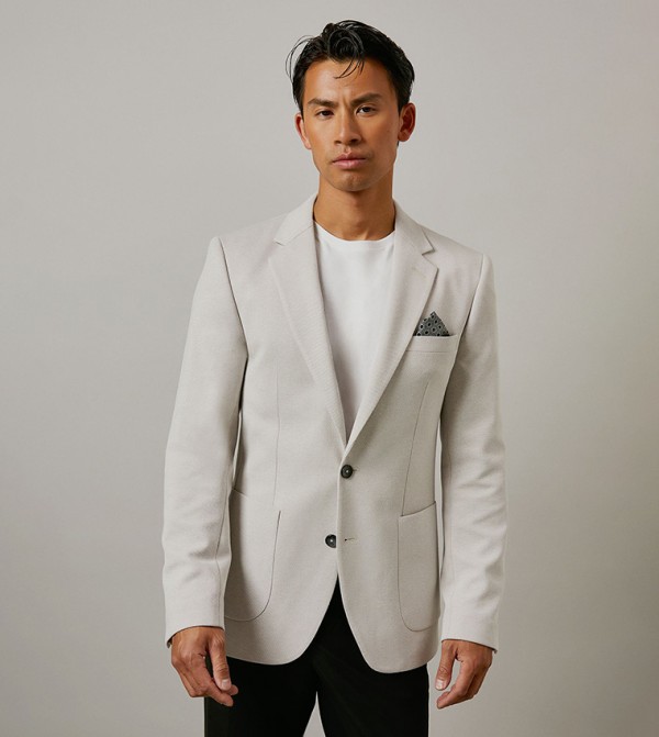 Slim Fit Patch Pocket Blazer