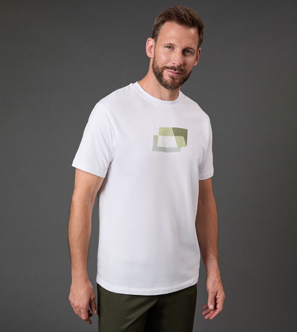 Shapes Printed Crew Neck T-Shirt