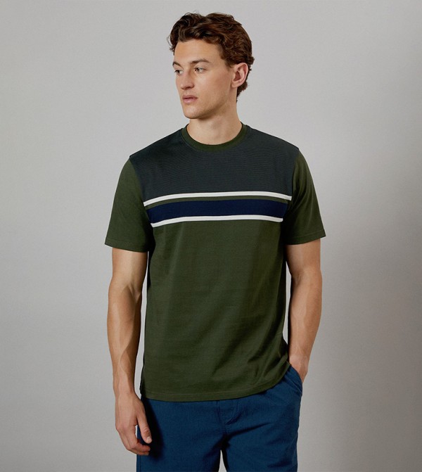 Striped Short Sleeves Casual T-Shirt