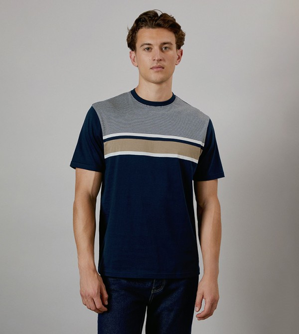 Striped Short Sleeves Casual T-Shirt