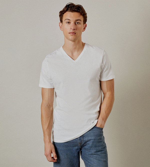 V-Neck Short Sleeves T-Shirt