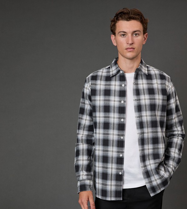 Plaid Long Sleeves Casual Shirt