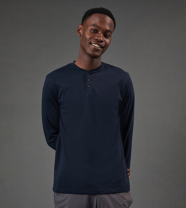 Solid Long Sleeves Casual T-Shirt