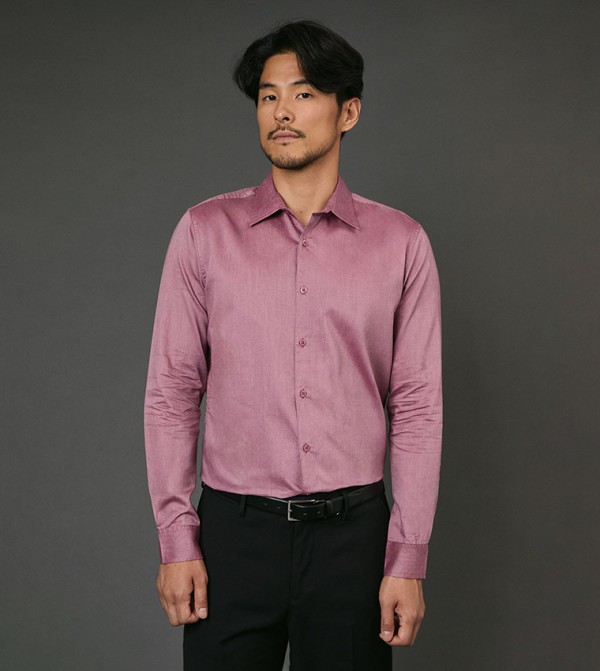 Solid Long Sleeves Formal Shirt