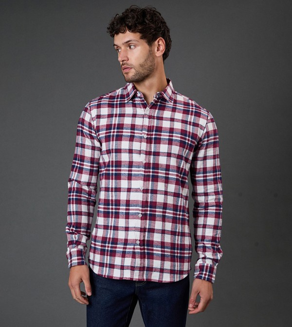 Plaid Long Sleeves Casual Shirt
