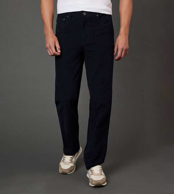 بنطلون كوردروي بقصة مستقيمة