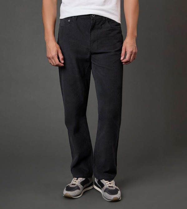Corduroy Straight Fit Trousers
