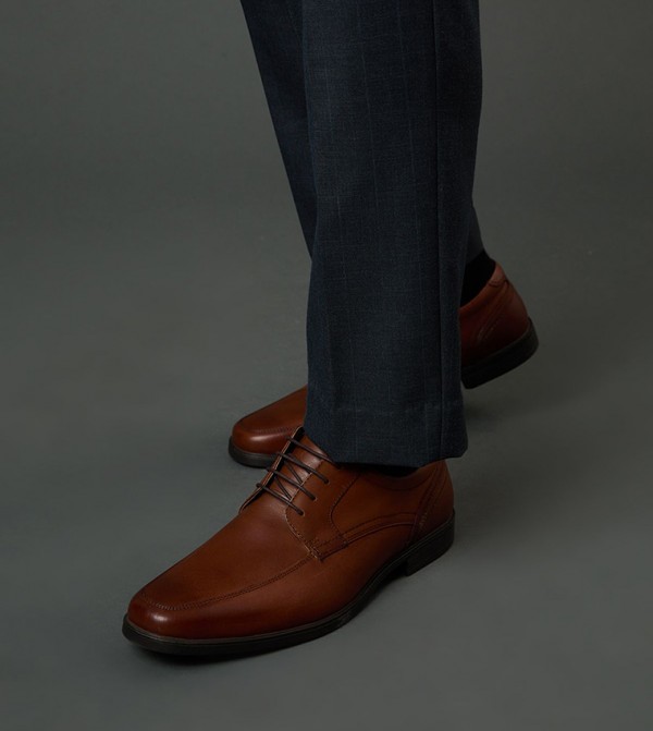 Formal Leather Derby Shoes