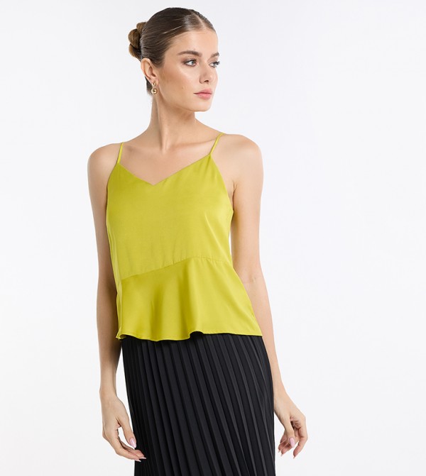 Satin Strappy Cami Top