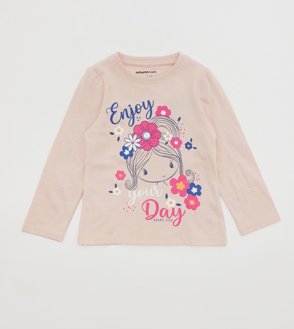 Graphic Print Long Sleeves T-Shirt