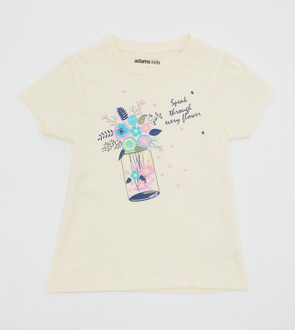 Girl's Printed Casual T-Shirt