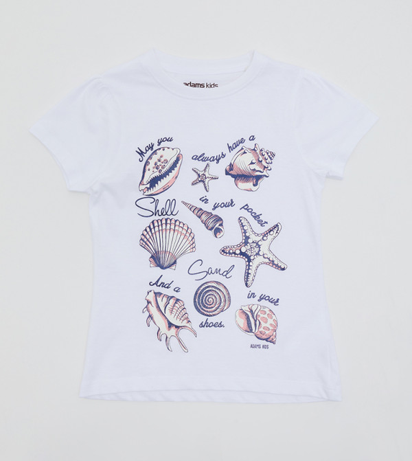 Girl's Printed Casual T-Shirt