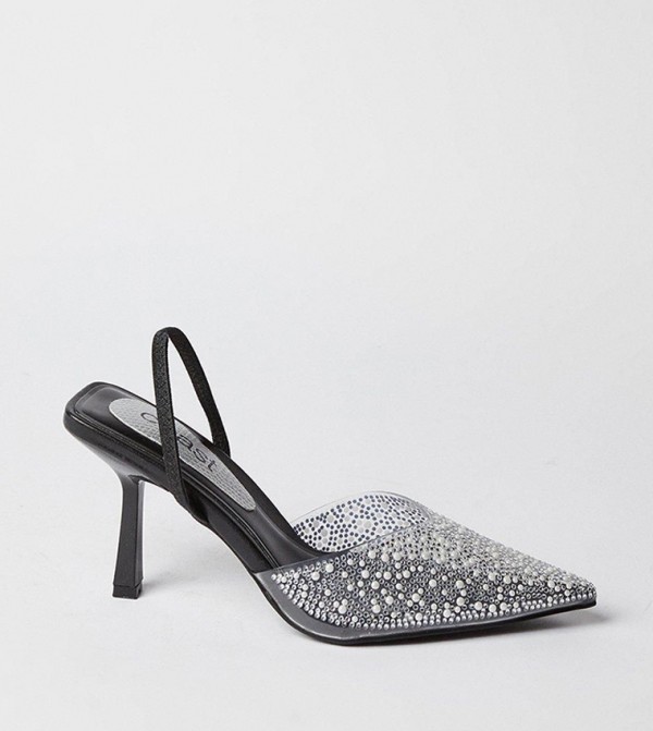 Tilly Diamante And Pearl Slingback Pumps
