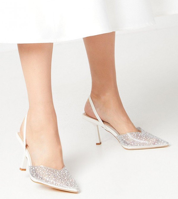 Tilly Embellished Slingback Pumps