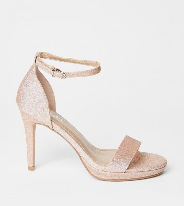 Talia Glitter Platform Heel Sandals