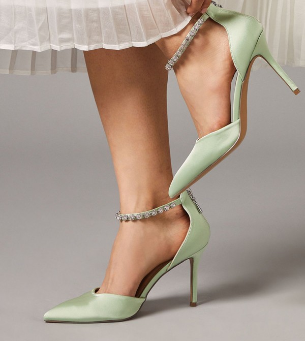 Tatiana Wide Fit Satin Stiletto Pumps