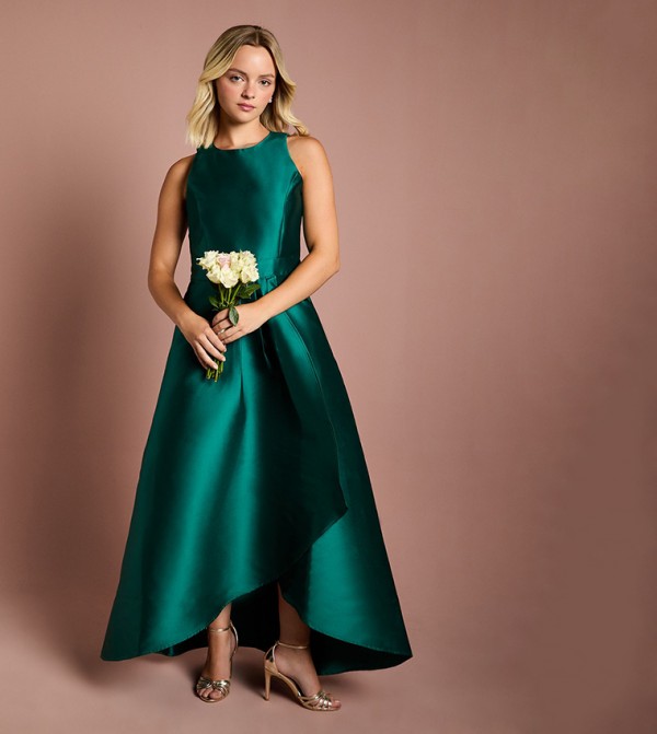 Teen Coast Waterfall Bridesmaids Maxi Dress