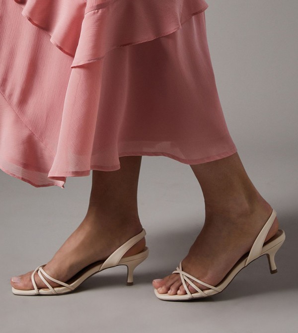 Valina Criss-Cross Strap Heel Sandals
