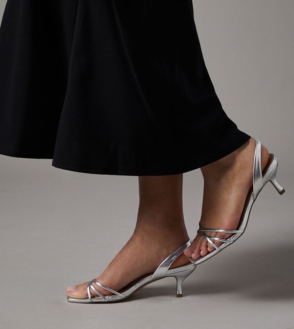 Valina Criss-Cross Strap Heel Sandals