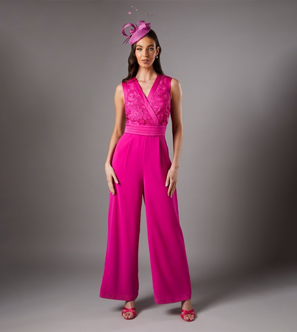 Lace Top Jumpsuit