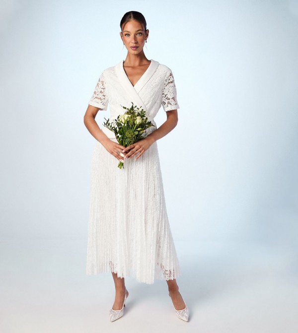 Lace Two In One Jacket Wedding Dress