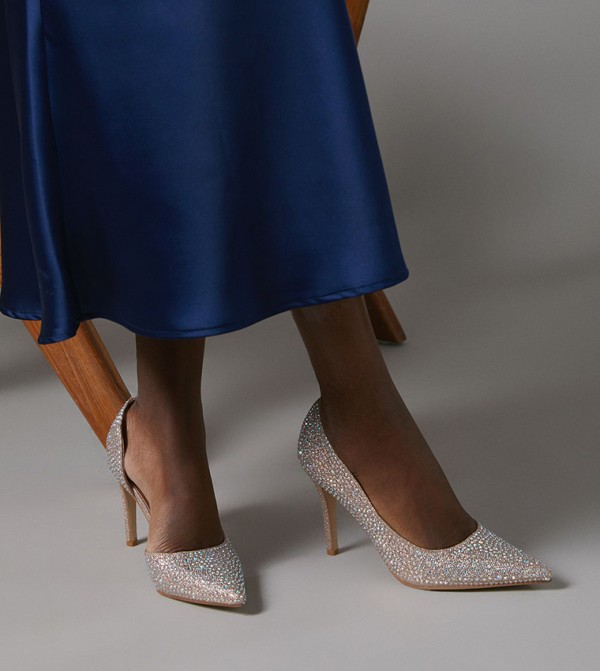 Soltha Diamante Stiletto Heel Pumps