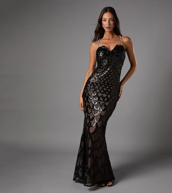 Sequin Cami Maxi Dress