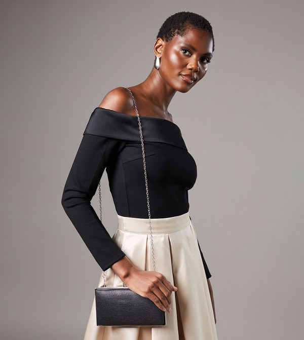 Toulouse Glitter Hard Shoulder Bag
