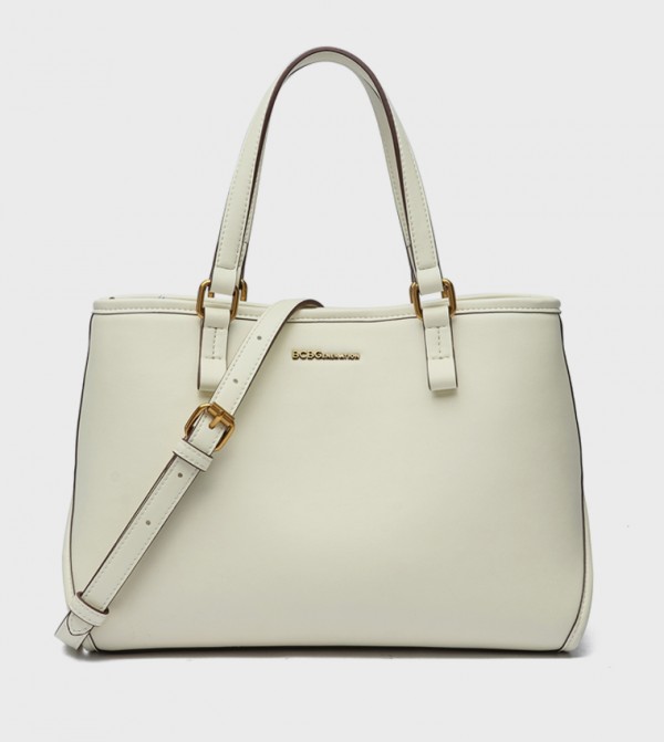 Textured Satchel Bag