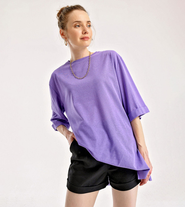 Big Slit T-shirt (Top-dyed)
