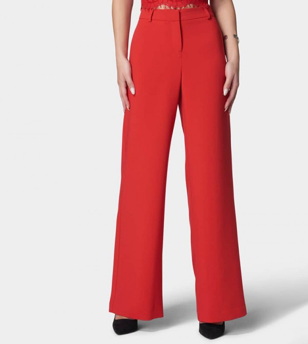 High Waist Wide Leg Pants