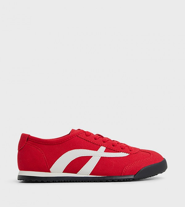 BEAA Color Block Lace Up Sneakers