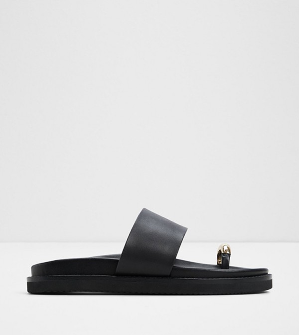 BEACHSTROLL Metal One Toe Flat Sandals