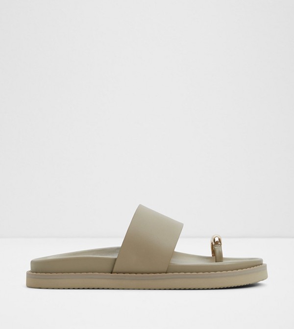 BEACHSTROLL Metal One Toe Flat Sandals