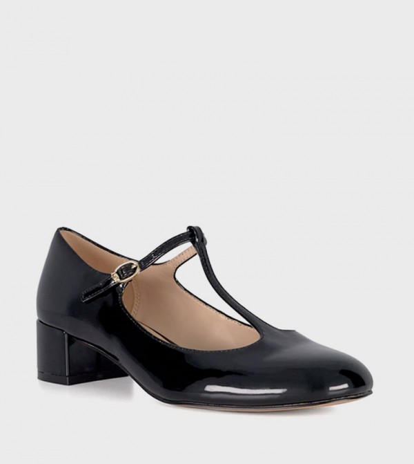 BELIEVABLE Block Heel Mary Jane Pumps