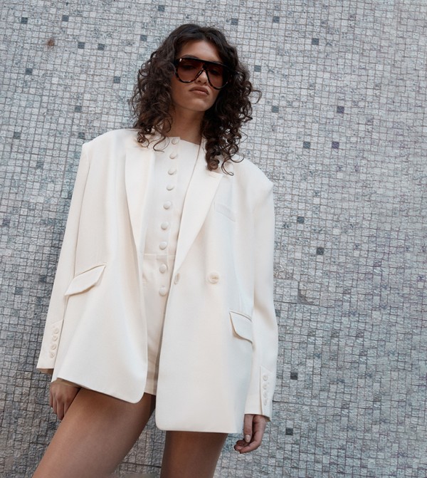 Essentials Long Sleeves Oversized Blazer