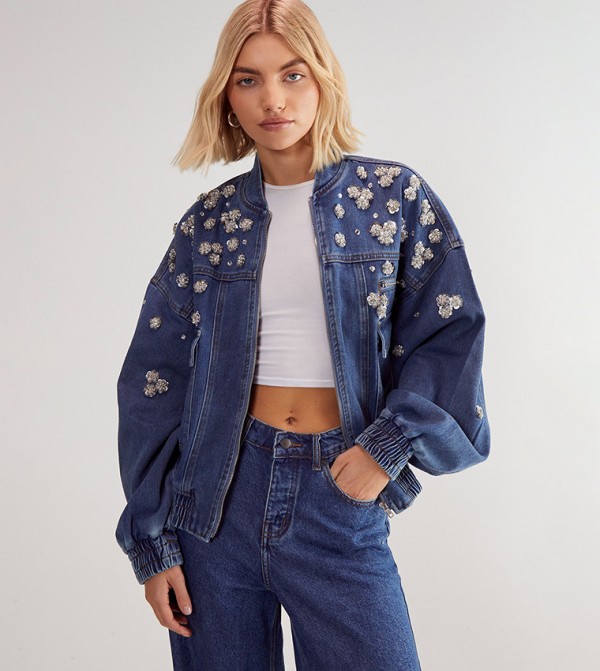 Embellished Denim Jacket