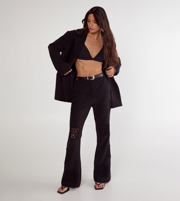 Tailored Crochet Insert Pants