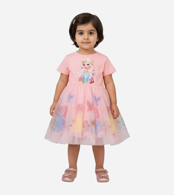 فستان ميني بطبعة 