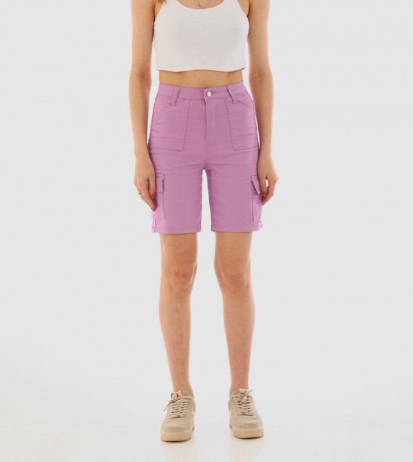 adidas Elevated Woven Primeblue Pacer Shorts - Purple