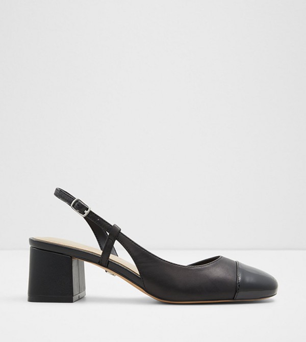 BIALLE Cap Toe Slingback Pumps