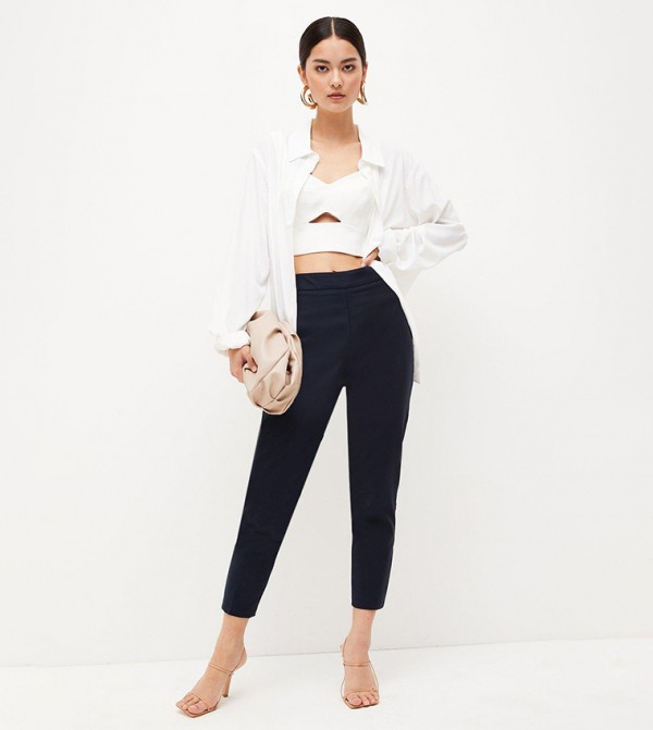 Techno Woven Crop Trousers