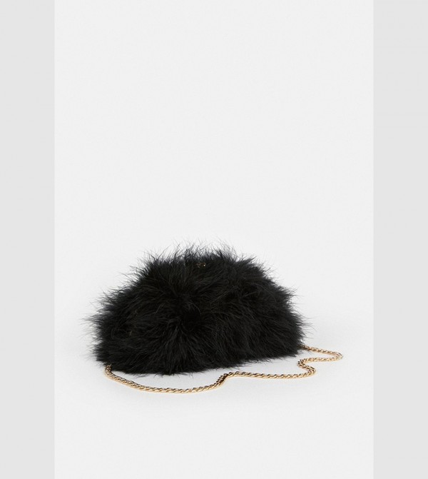 Karen millen chain detail on sale clutch bag