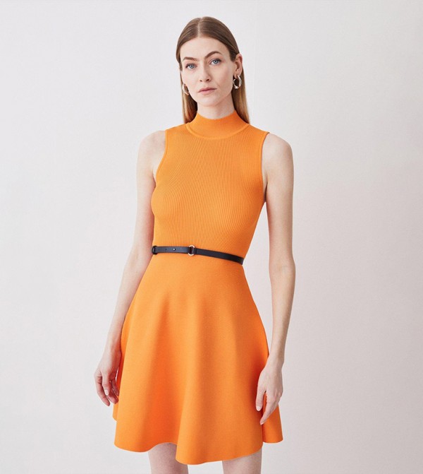 Mango skater dress best sale